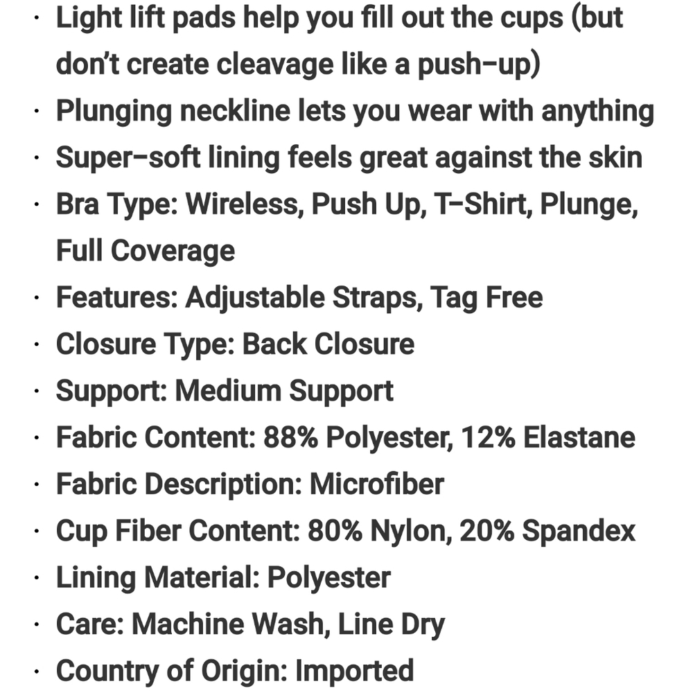 Warner's Elements of Bliss Wire-Free Lift Bra - Picture 9 of 9
